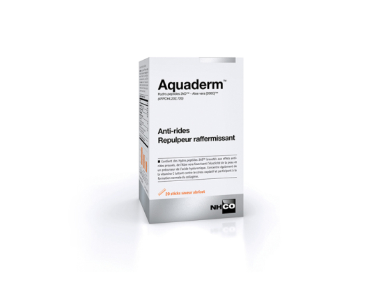 Nhco Aquaderm Anti-rides/Repulpeur raffermissant saveur abricot - 20 sticks
