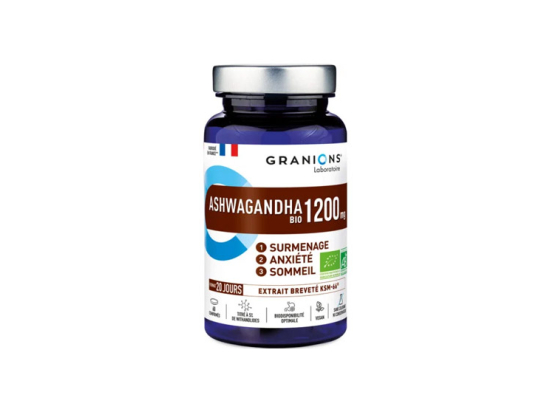 Granions Ashwagandha 1200mg BIO - 60 comprimés
