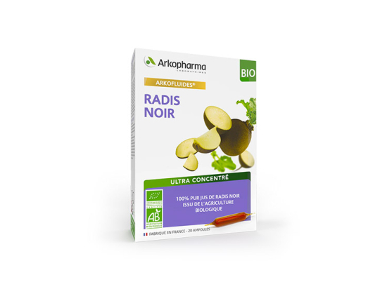 Arkopharma Arkofluides Radis Noir BIO - 20 ampoules