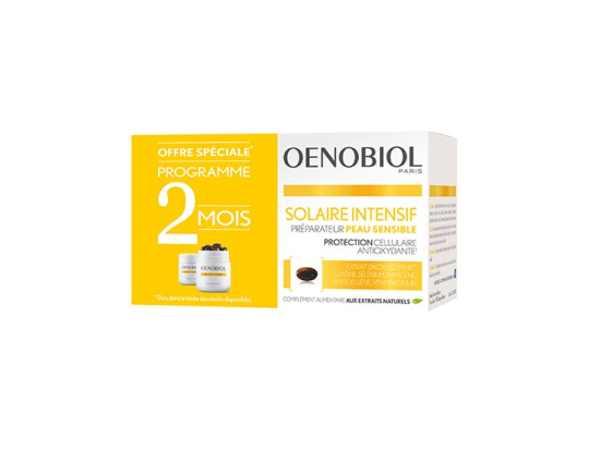 Oenobiol Solaire intensif Peau sensible - 2x30 capsules