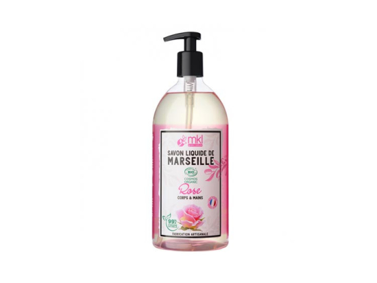 MKL Savon de Marseille certifié BIO Rose - 1L