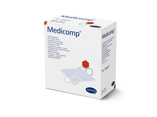 Medicomp compresse stérile non tissée 7,5x7,50cm - 50x2 compresses
