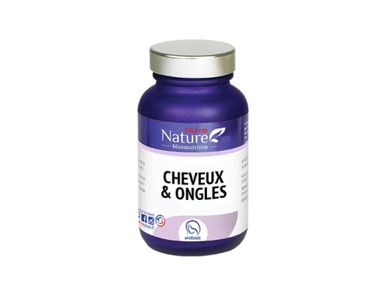 Pharm Nature Micronutrition cheveux et ongles - 60 gélules