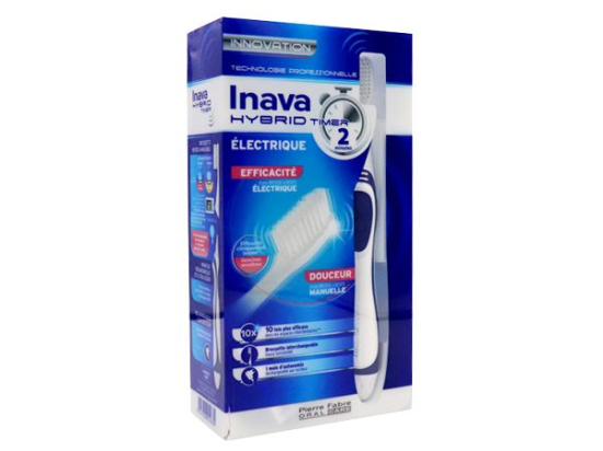 Inava Hybrid Timer Brosse à dents électrique Gencives Sensibles