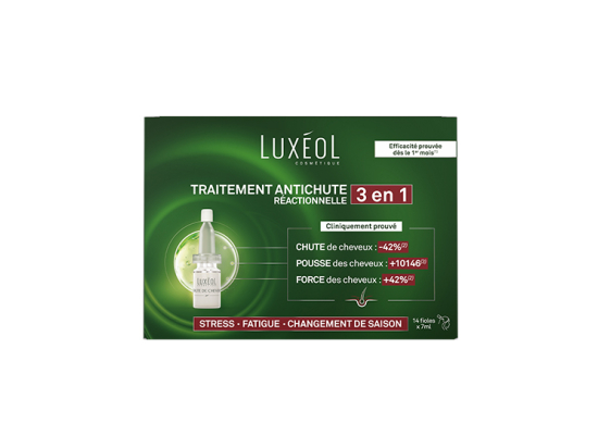 Luxéol Traitement antichute réactionnel 3 en 1