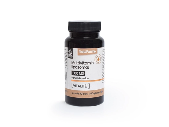Nutraceutiques Multivitamin' Liposomal - 60 gélules