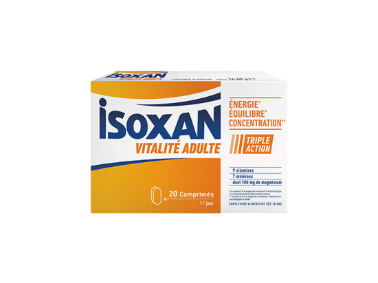 Isoxan Vitalité Adulte - 20 comprimés