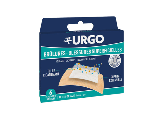 Brûlures Blessures Superficielles Pansements Stériles - 6 pansements
