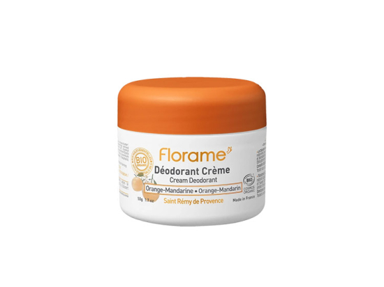 Florame Déodorant Crème Orange-Mandarine - 50g