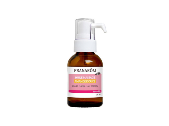 Pranarôm PranaBB Huile massage Amande douce BIO - 30 ml