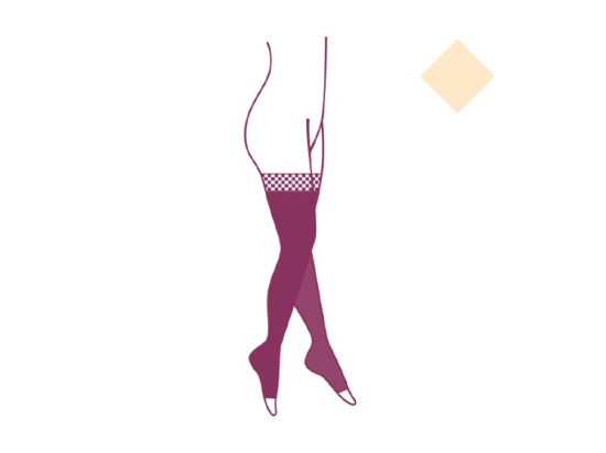 Varisma Nuances Bas Autofix de compression pieds ouverts Classe 2 Nuance n°1 - Taille 2 normal