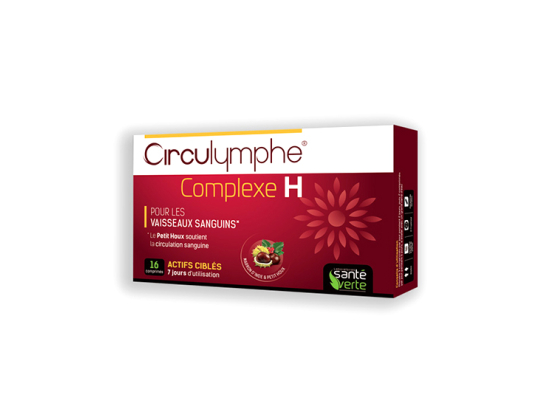 Santé verte Circulymphe Complexe H - 16 comprimés