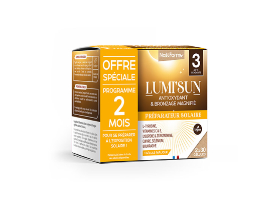 Lumi'Sun Préparateur Solaire - 2 x 30 gélules