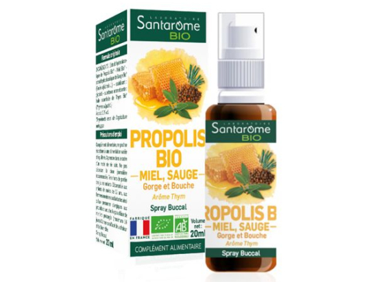 Santarôme Spray buccal propolis BIO - 20ml