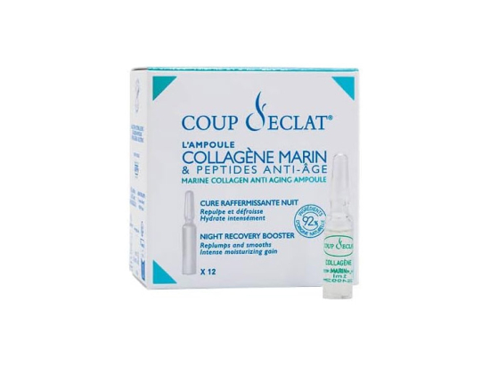 Ampoules Collagène Marin & Peptides Anti-Age - 12 ampoules