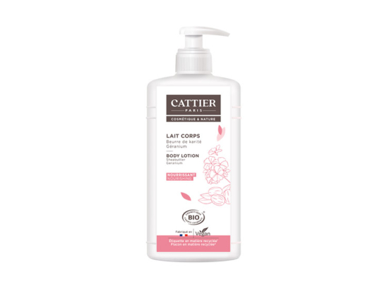 Cattier lait corps nourrissant BIO - 500ml