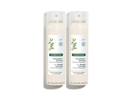 Klorane Shampoing Sec à l'Avoine et Céramide - 2 x 150 ml