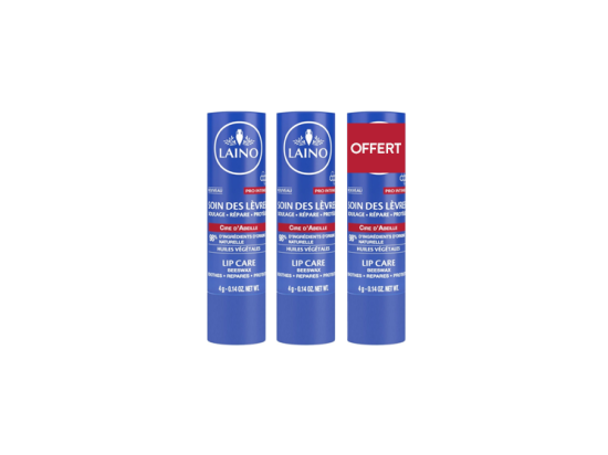 Laino soin des lèvres Pro intense - 2x4g + 1 OFFERT