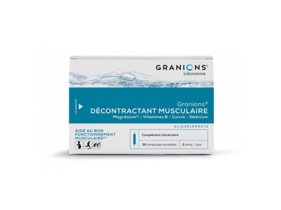 Granions Décontractant musculaire - x30 ampoules