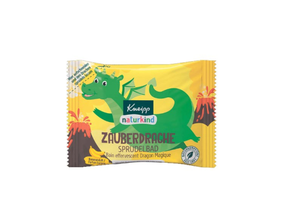 Kneipp Naturkind Galet pour le bain Dragon magique Banane - 80 g