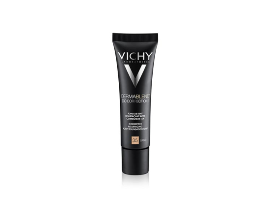 Vichy Dermablend fond de teint resurfaçant actif correcteur 16h Teinte 35 Sand - 30ml