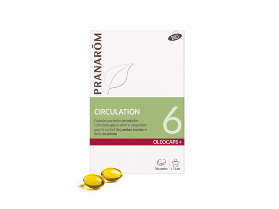Pranarôm Oleocaps 6 Circulation BIO - 30 capsules