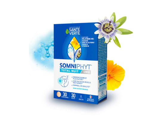 Santé verte Somniphyt Total nuit 1mg - 30 comprimés