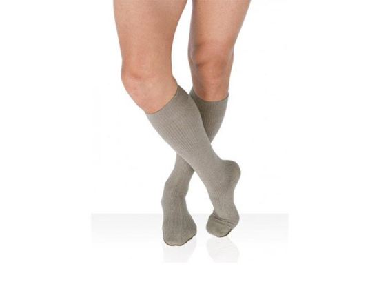 Legger Classic Chaussettes de compression pieds fermés Classe 2 Beige chiné - Taille 2 normal
