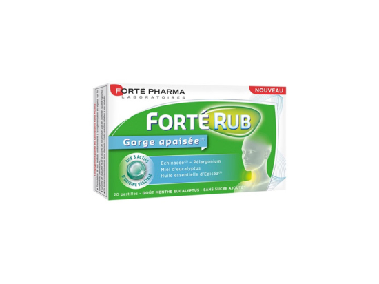 Forté Pharma RinoRub Pastilles Gorge - 20 pastilles