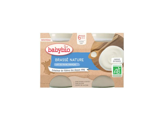 BabyBio Brassé Nature BIO - 2x130g