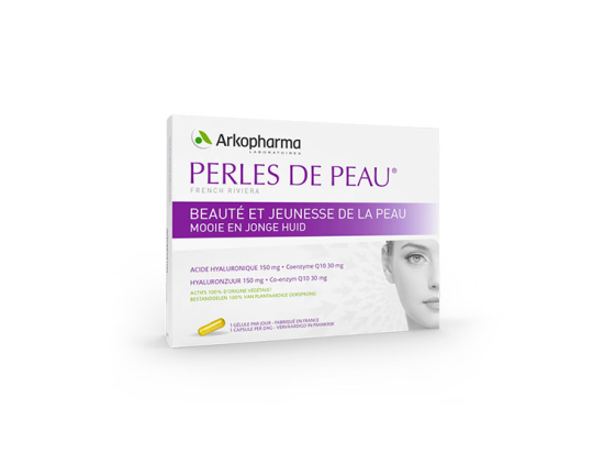 Arkopharma Perles de peau Acide hyaluronique Coenzyme Q10 - 30 gélules