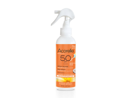 Acorelle Spray solaire Enfants SPF50 BIO - 150ml