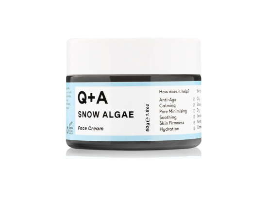 Q+A Skincare Snow Algae Intensive Face Cream - 50g