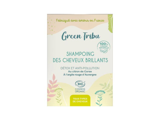 Green Tribu Shampoing Solide Cheveux Brillants - 95g