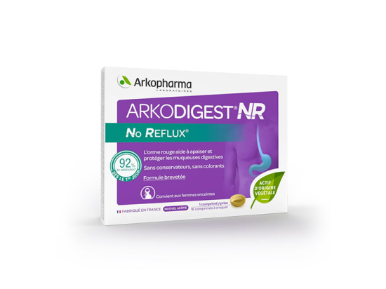 Arkopharma Arkodigest NR No Reflux - 16 comprimés à croquer