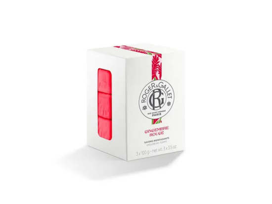Coffret Savons Bienfaisants Gingembre Rouge - 3x100g