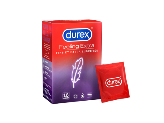Durex Feeling extra - 16 préservatifs