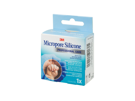 3M Micropore silicone Professional care - 2.5cm x5m
