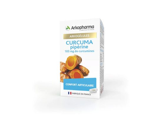 Arkopharma Arkogélules Curcuma pipérine - 130 gélules