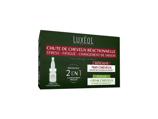 Luxeol Chute de Cheveux Réactionnelle 2-en-1