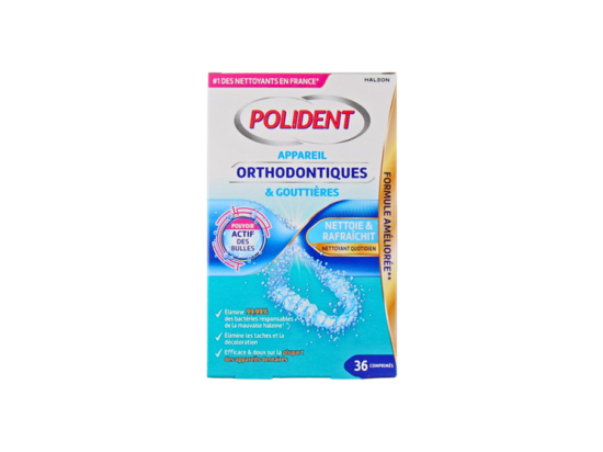 Nettoyant Appareils Orthodontiques et Gouttières - 36 comprimés