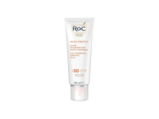 Roc Soleil Protect Fluide Haute Tolérance Réconfortant SPF50 - 50 ml