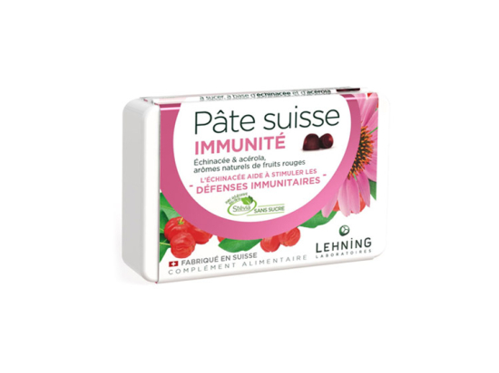 Lehning Pâte suisse Immunité - 40 gommes