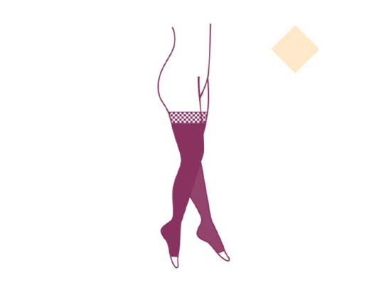 Varisma Nuances Bas Autofix de compression pieds ouverts Classe 2 Nuance n°1 - Taille 1 normal