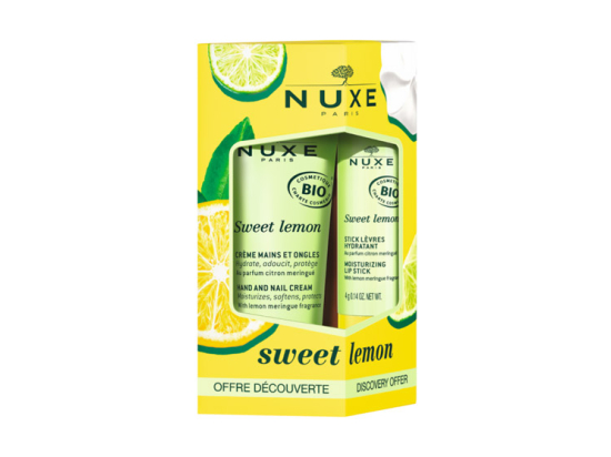 Duo Sweet Lemon Crème Mains et Stick Lèvres - 30ml+4g