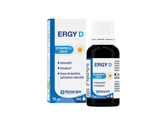 Ergy D Vitamine D3 200 UI - 15ml