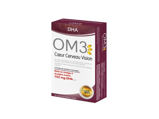 OM3 Coeur Cerveau Vision - 60 capsules