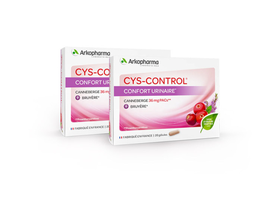 Arkopharma Cys-Control Gélules - 2 x 20 gélules