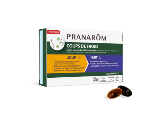 Aromaforce Coups de Froid - 15 capsules Jour + 5 capsules Nuit