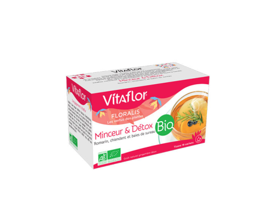 Vitaflor Tisane Minceur et Détox BIO - 18 sachets